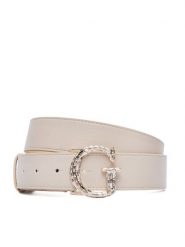 Guess Pasek BW9496 P6435 Beżowy jasny. Brązowe paski damskie Guess, z aplikacjami, ze skóry. Za 284.99 zł.