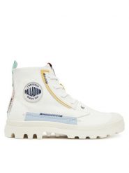 Palladium Trapery Pampa Underlayer 99183-116-M Biały. Białe trapery damskie Palladium, z materiału, bez zapięcia. Za 359.99 zł.