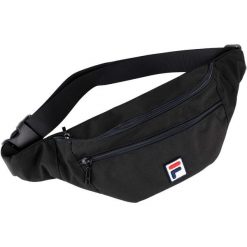 Torebka nerka Fila Bissau Coated Canvas Double Zipper Waist Bag pojemność 8 L. Czarne nerki i saszetki damskie Fila, bez wzorów, z bawełny. Za 79.99 zł.