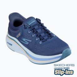Buty do biegania damskie SKECHERS Go Run Elevate 2.0 Banyan. Niebieskie obuwie sportowe damskie Skechers, bez zapięcia, do biegania. Za 349.99 zł.