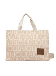 Liu Jo Torebka 2F6037 T2742 Beżowy. Brązowe shopper bag Liu Jo, bez wzorów, z materiału, bez dodatków. Za 469.99 zł.