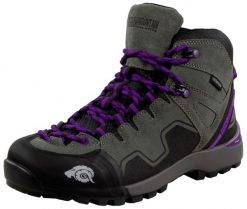 Damskie buty trekkingowe i turystyczne zamszowe. Szare obuwie trekkingowe damskie GUGGEN MOUNTAIN, z gumy, bez zapięcia. Za 561.32 zł.