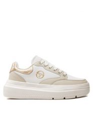 Sergio Tacchini Sneakersy Ginna STF231W022-11 Biały. Białe obuwie sportowe damskie sergio tacchini, ze skóry, bez zapięcia. Za 149.99 zł.