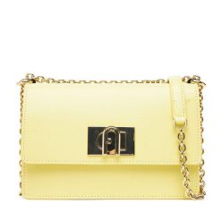 Torebka Furla. Żółte torebki wieczorowe damskie Furla, bez wzorów, bez dodatków. Za 979.99 zł.