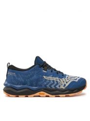 Mizuno Buty do biegania Wave Daichi 8 J1GK247171 Granatowy. Niebieskie obuwie sportowe damskie Mizuno, z materiału, bez zapięcia, do biegania. Za 359.99 zł.