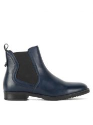 Lasocki Botki WI23-DALIA3-21 Granatowy. Niebieskie botki damskie Lasocki, ze skóry, bez obcasa, na płaskiej podeszwie, bez zapięcia. Za 239.99 zł.