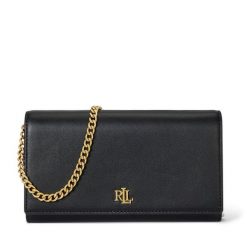 Torebka LAUREN RALPH LAUREN. Czarne torebki wieczorowe damskie Lauren Ralph Lauren, bez wzorów, bez dodatków. Za 949.99 zł.