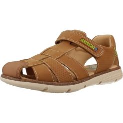 Sandały PABLOSKY 520894P Brązowy. Brązowe sandały damskie Pablosky, bez wzorów, ze skóry, bez obcasa, bez zapięcia. Za 297.99 zł.