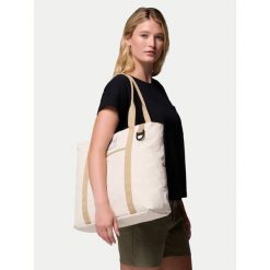 Torebka Columbia. Białe shopper bag Columbia, bez dodatków. Za 199.99 zł.