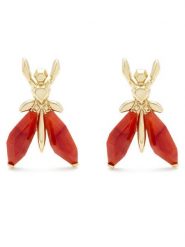 Patrizia Pepe Kolczyki CJ9340/M006-R877 Pomarańczowy. Brązowe kolczyki damskie Patrizia Pepe, metalowe. Za 379.99 zł.