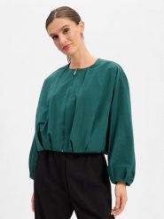 Weekend Max Mara Kurtka typu blouson Kobiety Bawełna zielony, 36. Zielone kurtki sportowe damskie Weekend Max Mara, bez wzorów, z bawełny, bez kaptura. Za 1,599.95 zł.
