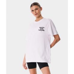 Bawełniany T-shirt z nadrukiem uniseks Carpatree. Białe koszulki sportowe damskie Carpatree, bez wzorów, z bawełny, bez ramiączek, na fitness i siłownię. W wyprzedaży za 127.49 zł.