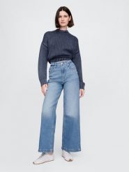 GAP Dżinsy - Comfort fit - w kolorze błękitnym rozmiar: W33. Niebieskie jeansy damskie GAP, z podwyższonym stanem. Za 122.67 zł.