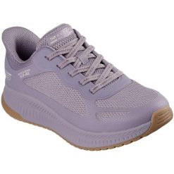 Buty sportowe damskie Skechers Bobs Squad 4 Stapl. Fioletowe obuwie sportowe damskie Skechers, bez zapięcia, na fitness i siłownię. Za 590.00 zł.