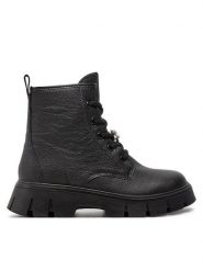 Primigi Kozaki 6876900 S Czarny. Czarne kozaki dziewczęce Primigi, bez wzorów, ze skóry, bez obcasa, bez zapięcia. Za 399.99 zł.
