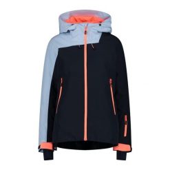 Kurtka damska turystyczna CMP 32Z4186. Niebieskie kurtki sportowe damskie CMP, na zimę, bez wzorów, bez kaptura. W wyprzedaży za 734.99 zł.