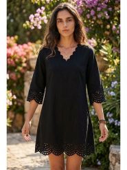 SOULSHAE Sukienka w kolorze czarnym rozmiar: XXL/3XL. Czarne sukienki damskie SOULSHAE, bez wzorów, bez ramiączek. Za 124.45 zł.