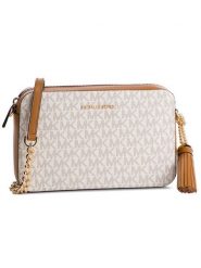MICHAEL Michael Kors Torebka Crossbodies 32F8GF5M2B Beżowy. Brązowe torebki klasyczne damskie MICHAEL Michael Kors, ze skóry, bez dodatków. Za 859.99 zł.