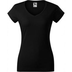 Koszulka Damska Z Dekoltem W Szpic. Czarne bluzki damskie ALDER, bez wzorów, sportowe, bez kołnierzyka, bez ramiączek. Za 57.99 zł.