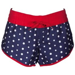 Spodenki kobiece Arena Dots Short. Niebieskie spodenki sportowe damskie Arena, xs, bez wzorów, z materiału. Za 79.99 zł.