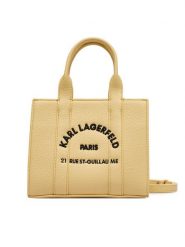 KARL LAGERFELD Torebka B1W30042 Żółty. Żółte torebki klasyczne damskie KARL LAGERFELD, ze skóry, bez dodatków. Za 649.99 zł.