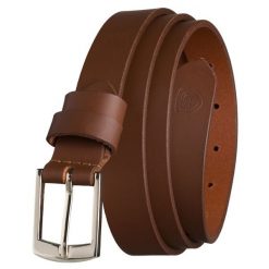 Skórzany, wąski pasek damski w brązowym kolorze ze srebrną, klasyczną klamrą Peterson PTN LTP-24 TAN-SILVER. Brązowe paski damskie Peterson, bez wzorów, ze skóry. Za 45.00 zł.