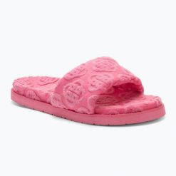 Klapki damskie GANT Mardale. Czerwone klapki damskie Gant, bez wzorów, z bawełny, bez obcasa, bez zapięcia. Za 289.99 zł.