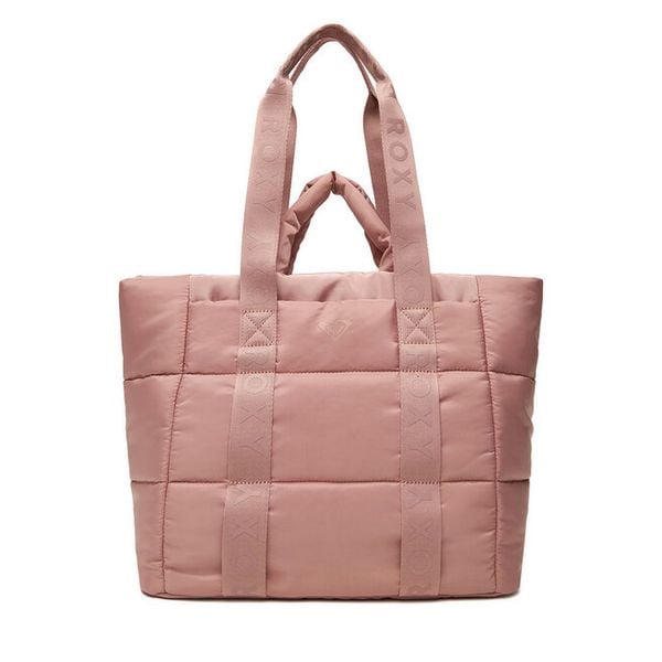 Torebka Roxy. Czerwone shopper bag Roxy, bez wzorów, bez dodatków. Za 199.99 zł.