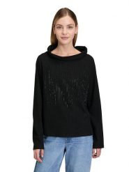 Betty Barclay Bluza w kolorze czarnym rozmiar: 46. Czarne bluzy damskie Betty Barclay, bez wzorów, bez kaptura. Za 149.66 zł.