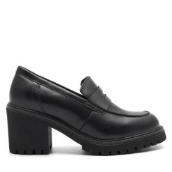 Półbuty Lasocki. Czarne czółenka damskie Lasocki, bez wzorów, bez obcasa, na obcasie, bez zapięcia. Za 199.99 zł.