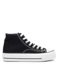Sprandi Trampki WP40-21204LYY Czarny. Czarne trampki damskie Sprandi, bez wzorów, z materiału, bez zapięcia. Za 89.99 zł.
