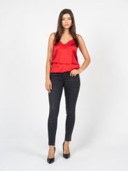 Liu Jo Jeansy "Ideal" | UF2035 D4738 | Kobieta | Czarny. Czarne jeansy damskie Liu Jo, z podwyższonym stanem. W wyprzedaży za 369.00 zł.