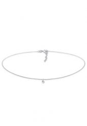 Elli Damski choker wisiorek soliter z kwarcem turmalinowym wykonany ze srebra próby 925 Sterling Silver Naszyjniki 1 ct. Szare naszyjniki damskie Elli, z kwarcem, srebrne. Za 241.39 zł.
