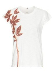 Camel Active Koszulka w kolorze białym rozmiar: M. Białe bluzki damskie Camel Active, m, bez wzorów, z bawełny, bez kołnierzyka, bez ramiączek. Za 73.99 zł.