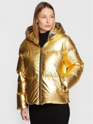 MICHAEL Michael Kors Kurtka puchowa MF2207977T Złoty Regular Fit. Żółte kurtki damskie MICHAEL Michael Kors, s, bez wzorów, z bawełny, bez kaptura. Za 2,369.00 zł.