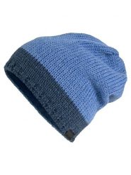 Elkline Czapka beanie "Hat up" w kolorze niebieskim rozmiar: onesize. Niebieskie czapki damskie elkline, bez wzorów, ze skóry. Za 138.92 zł.