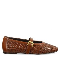 Baleriny Gant. Brązowe balerinki damskie Gant, bez wzorów. Za 459.99 zł.