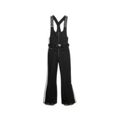 Damski kombinezon narciarski Superdry Luxe. Czarne kombinezony damskie Superdry, bez wzorów, sportowe, bez kołnierzyka, bez ramiączek. Za 1,021.45 zł.