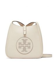 Tory Burch Torebka 185793 Kremowy. Białe listonoszki damskie Tory Burch, bez wzorów, ze skóry, bez dodatków. Za 1,504.00 zł.