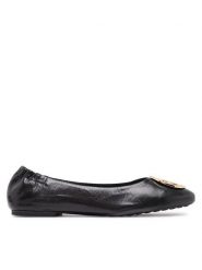 Tory Burch Baleriny Claire Ballet 147379 Czarny. Czarne balerinki damskie Tory Burch, bez wzorów, ze skóry. Za 839.99 zł.