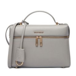 Torebka GINO ROSSI. Szare kuferki damskie Gino Rossi, bez wzorów, bez dodatków. Za 229.99 zł.