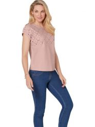 WITT WEIDEN Koszulka w kolorze jasnoróżowym rozmiar: 38. Różowe koszulki damskie WITT WEIDEN, bez wzorów, z bawełny, bez kołnierzyka, bez ramiączek. Za 61.31 zł.