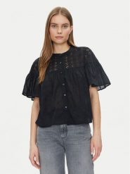 Gap Koszula 728755-00 Czarny Regular Fit. Czarne koszule damskie GAP, s, bez wzorów, z bawełny, bez kołnierzyka, bez ramiączek. Za 139.99 zł.