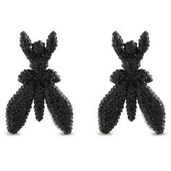 Kolczyki Patrizia Pepe. Czarne kolczyki damskie Patrizia Pepe. Za 599.99 zł.