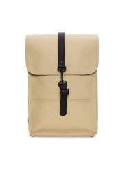 Rains Plecak Backpack Mini W3 13020 Beżowy. Brązowe plecaki Rains, bez wzorów, z materiału. Za 199.99 zł.