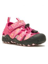 Kamik Sandały turystyczne "Crabprint" w kolorze różowym rozmiar: 24. Różowe sandały damskie Kamik, bez wzorów, z materiału, bez obcasa, bez zapięcia. Za 119.68 zł.