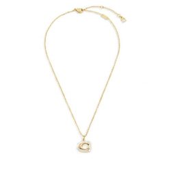 Naszyjnik Coach. Żółte naszyjniki damskie Coach, złote. Za 619.99 zł.