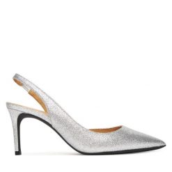 Szpilki MICHAEL Michael Kors. Szare sandały damskie MICHAEL Michael Kors, bez wzorów, bez obcasa, na szpilce, bez zapięcia. Za 409.99 zł.