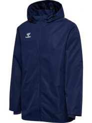 Wodoodporna kurtka Hummel Authentic All Weather. Niebieskie kurtki damskie Hummel, xl, bez wzorów, z elastanu, z kapturem. Za 255.81 zł.