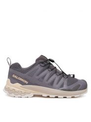 Salomon Trekkingi Xa Pro 3D V9 L47748100 Fioletowy. Fioletowe obuwie trekkingowe damskie Salomon, z materiału, bez zapięcia. Za 529.99 zł.